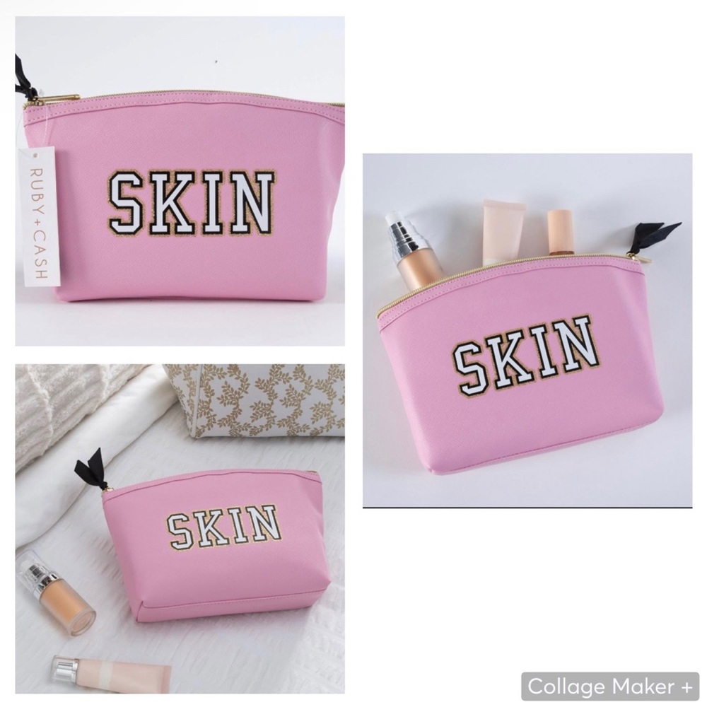 Ruby+Cash Dome Makeup Pouch - Skin Pink